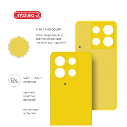 Чохол до мобільного телефона Intaleo Silicone Xiaomi Redmi Note 13 Pro 5G Yellow (1283126601200)