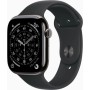 Смарт-годинник Apple Watch Series 11 GPS + Cellular 46mm Slate Titanium Case with Black Sport Band - M/L (MFD24RK/A)