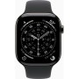 Смарт-годинник Apple Watch Series 11 GPS + Cellular 46mm Slate Titanium Case with Black Sport Band - M/L (MFD24RK/A)