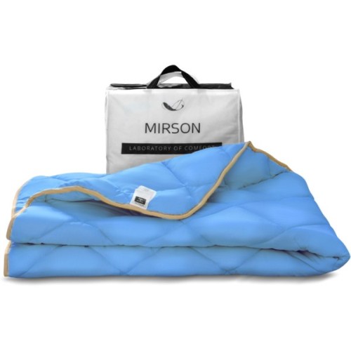 Ковдра MirSon антиалергенна EcoSilk Premium Valentino 013 зима 110х140 см (2200000016157)