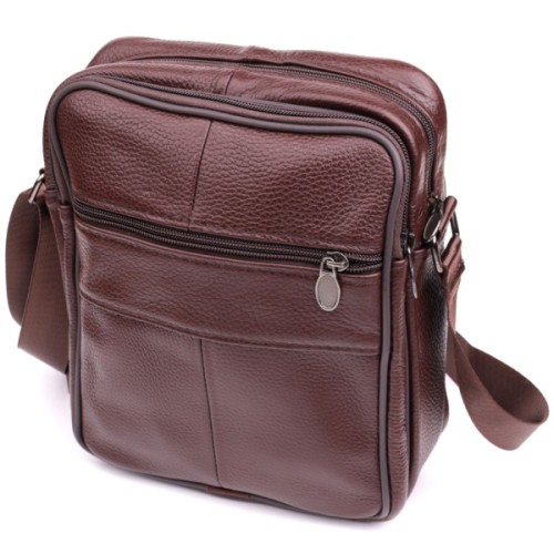 Сумка Vintage З натуральної шкіри Коричнева (22858)