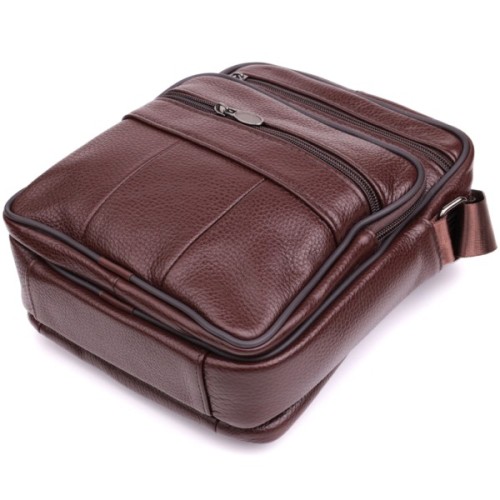 Сумка Vintage З натуральної шкіри Коричнева (22858)