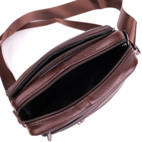 Сумка Vintage З натуральної шкіри Коричнева (22858)