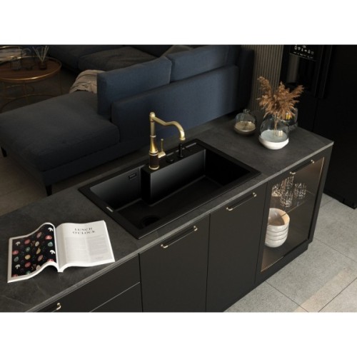 Мийка кухонна Deante Eridan чорна (ZQE_N10B)