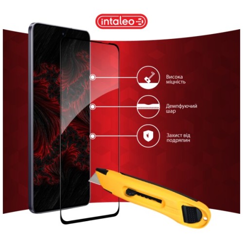 Скло захисне Intaleo Full Glue Realme 13+ Black (1283126607523)
