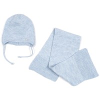 Шапка дитяча Na з шарфом (NA 1177-48-blue)