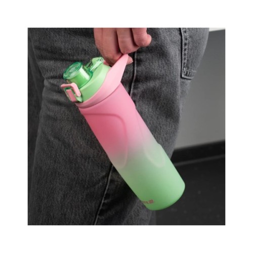 Пляшка для води Kite K26, 760 мл, рожево-салатова (K26-1200-2)