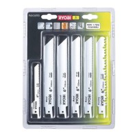 Полотно Ryobi для шабельної пили RAK06RB, набір 6шт, для дерева та металу (5132002547)