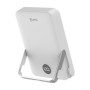 Батарея універсальна Atria 10000mAh, PD/20W, 15W Wireless MagSafe, White (WPD-W57)