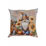 Наволочка Прованс гобеленова декоративна Гарбузові гноми з будиночком 45х45 (036214)