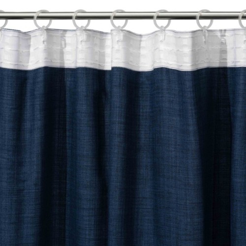 Штора Ardesto рогожка 100% поліестер, 150х270 см синій темний (ART1020NA)