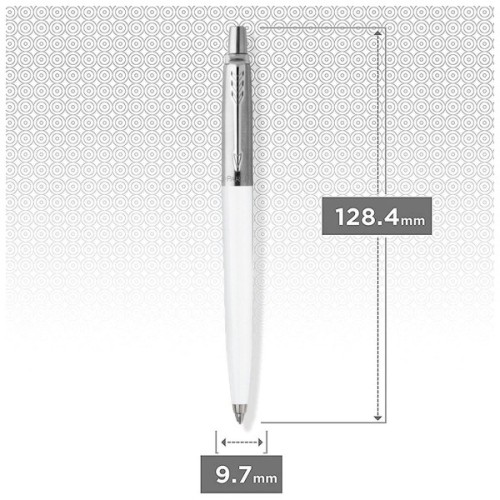 Ручка кулькова Parker JOTTER 17 Originals White CT BP в Eco упаковці (15 032e)