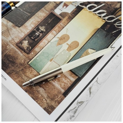 Ручка кулькова Parker JOTTER 17 Originals White CT BP в Eco упаковці (15 032e)