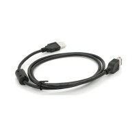 Дата кабель USB 2.0 AM/AF 1.0m ferrite black Voltronic (YT-AM/AF-1.0B)