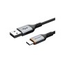 Дата кабель USB 2.0 AM to USB-C 1.5m Cabletime (CA915224)