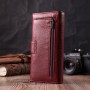 Гаманець ST Leather З натуральної шкіри Бордовий (22550)