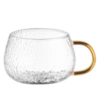 Набір чашок Ardesto Dew 350мл, 4шт, боросилікатне скло, прозорий (AR2635D)