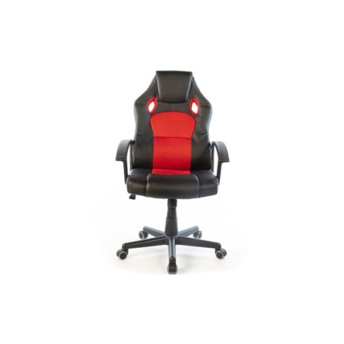 Офісне крісло Аклас Анхель PL TILT чорно-червоний (20995)