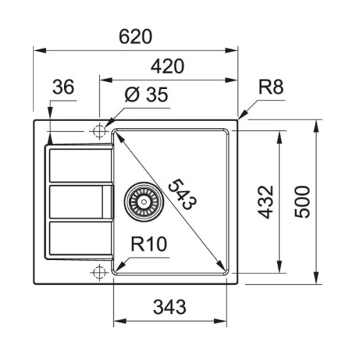 Мийка кухонна Franke 143.0627.383