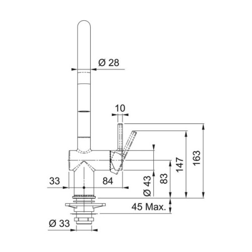 Змішувач Franke Active J (115.0653.404)