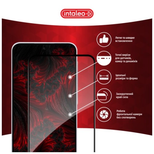 Скло захисне Intaleo Full Glue Samsung A36 Black (1283126608124)