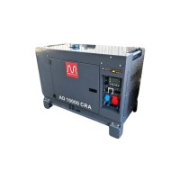 Генератор Metier AD10000CRA дизель, 1/3ф, 3ф-8,0kW, 1ф-7,2kW бак-25л, ел.старт (AD10000CRA)