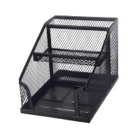 Підставка для дрібниць Buromax 152 x 102 x 103 мм, металева, чорна (BM.6245-01)