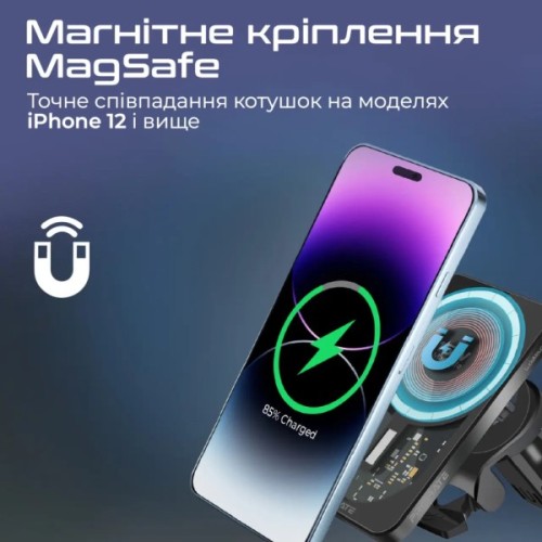 Універсальний автотримач Promate lucidmount-15.black