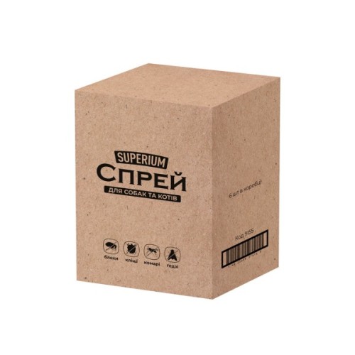 Спрей для тварин Superium від бліх, кліщів, комарів та ґедзів для котів та собак 200 мл (9155)