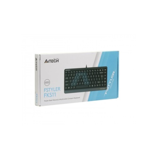 Клавіатура A4Tech FKS11 USB Grey (4711421960458)