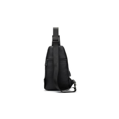 Сумка Vintage Зі шкіри через плече Чорна (14784)