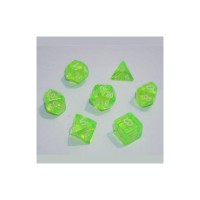 Набір кубиків для настільних ігор Games 7 Days Transparent 7 Dice Set - Light green (g7dtran13)