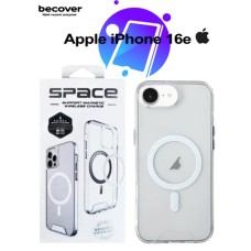 Чохол до мобільного телефона BeCover Space Case MagSafe Apple iPhone 16e Transparent (713884)