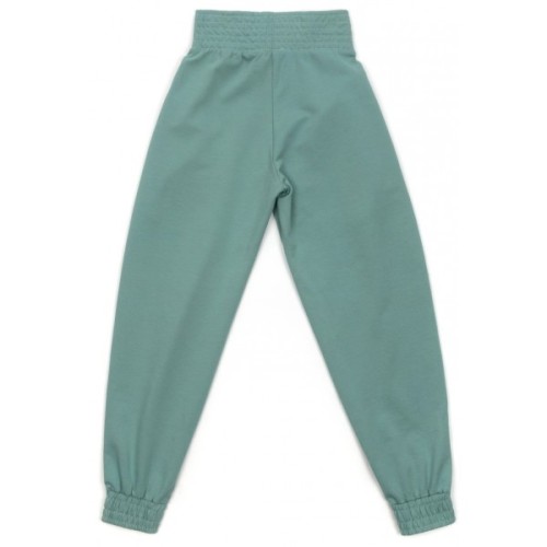 Штани дитячі A-Yugi на манжетах (7047-152G-green)