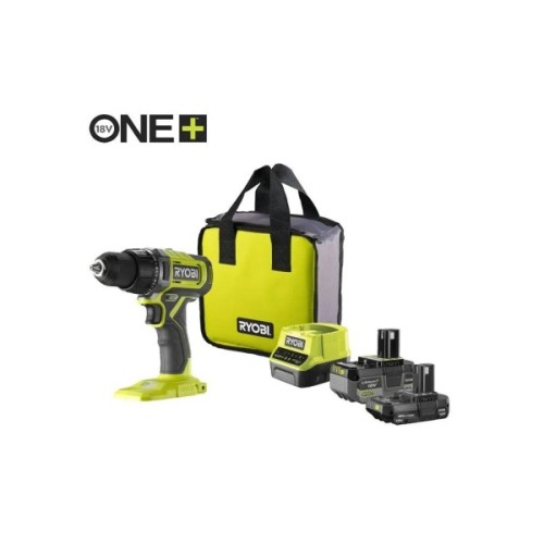 Шуруповерт Ryobi ONE+ RDD18-2C415S 18V, 1х4Ah, 1х1.5Ah, 52Нм, 450/1750об/хв 1.3кг сумка (5133005612)