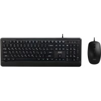 Комплект AOC KM220B USB UA Black (KM220B/97)
