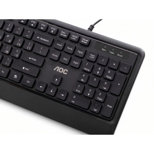 Комплект AOC KM220B USB UA Black (KM220B/97)