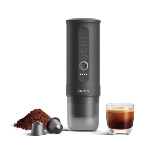 Портативна кавоварка Outin Nano Espresso Machine OTEM-01 Space Grey (OTEM-01-SG)