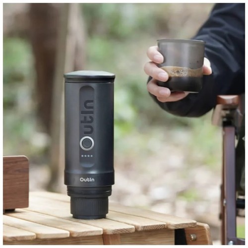 Портативна кавоварка Outin Nano Espresso Machine OTEM-01 Space Grey (OTEM-01-SG)