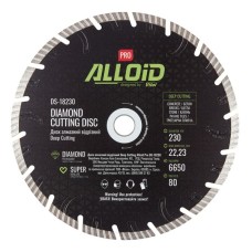 Круг відрізний Alloid Pro, алмазний, Deep Cutting, 230мм (DS-18230)