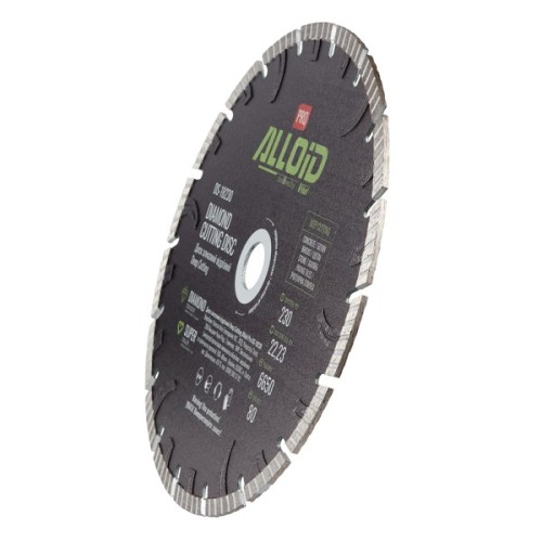 Круг відрізний Alloid Pro, алмазний, Deep Cutting, 230мм (DS-18230)