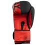 Боксерські рукавички PowerPlay 3086 Matt Challenger Чорно-Червоні 12 унцій (PP_3086_12oz_Bl/Red)