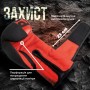 Боксерські рукавички PowerPlay 3086 Matt Challenger Чорно-Червоні 12 унцій (PP_3086_12oz_Bl/Red)