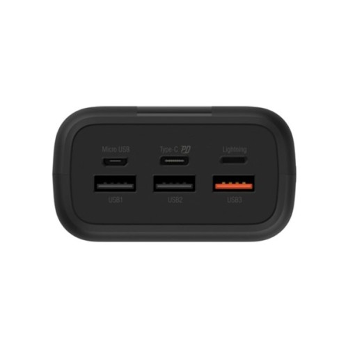 Батарея універсальна Silicon Power 30000mAh QX55, PD/20W, QC/3.0/22.5W, Black (SP30KMAPBKQX550K)