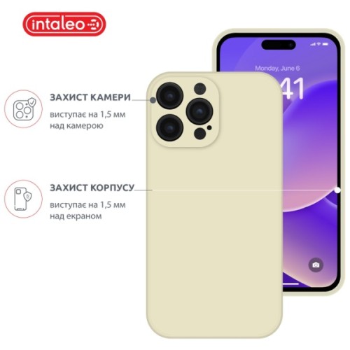 Чохол до мобільного телефона Intaleo SoftShell Apple iPhone 14 Pro White (1283126557743)