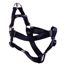 Шлея для собак GimDog Harlem X нейлон 2.5х65-99 см чорна (8009632059112)