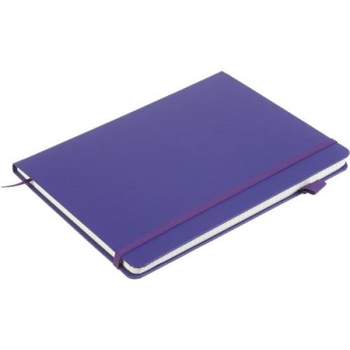 Книга записна Buromax Etalon 190x250 мм 96 аркушів в клітинку обкладинка зі штучної шкіри Фіолетова (BM.292160-07)