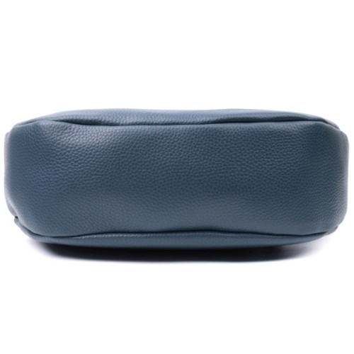 Сумка Vintage З натуральної шкіри Синя (22617)