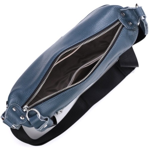 Сумка Vintage З натуральної шкіри Синя (22617)