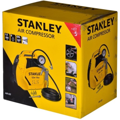 Компресор Stanley AIR KIT, 180 л/хв, 1.1 кВт, 6,1 кг (AIRKIT)